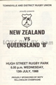 Queensland B New Zealand 1988 memorabilia